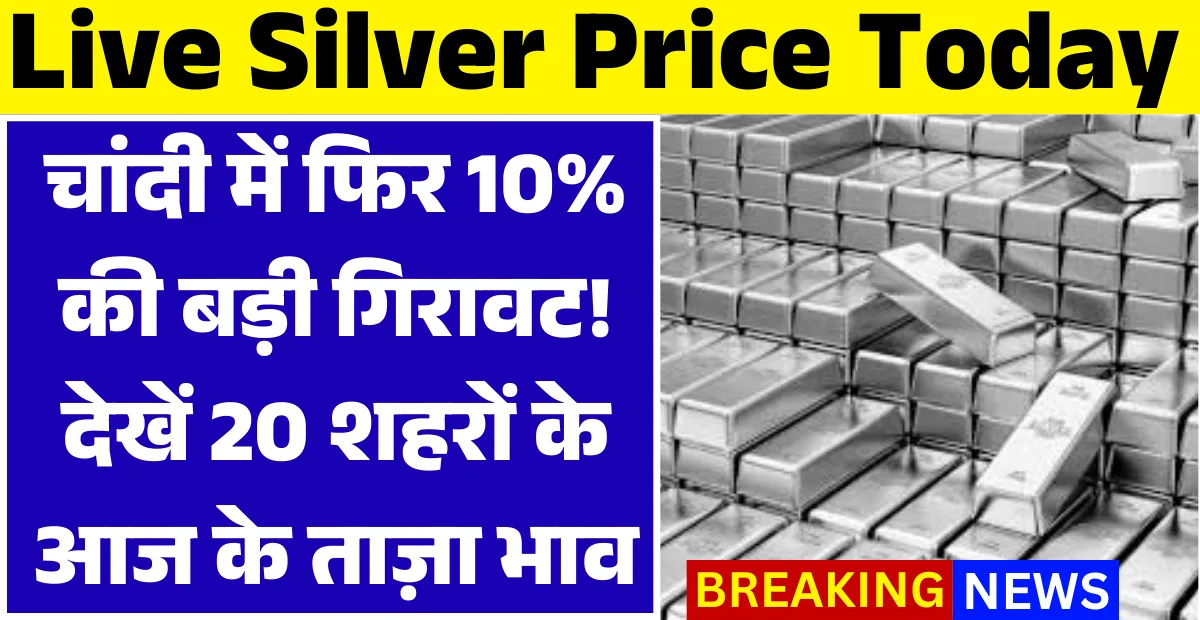 Live Silver Price in India 2026